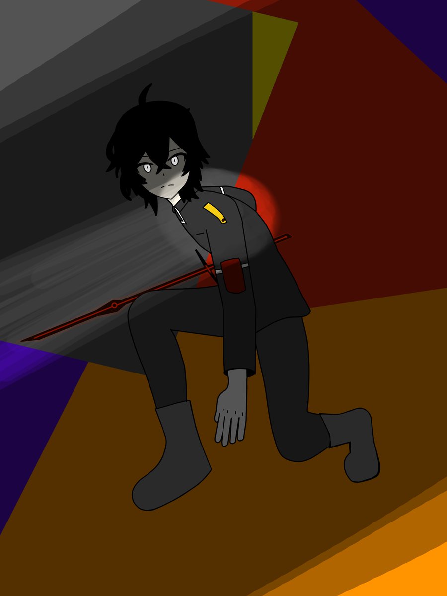 MarbleArcadia's tweet photo. Drawing with a mouse has proven to be quite difficult but oh well.. after about 12-13 hours of work this is what I got.. (ps. I had no clue what to draw as a background so here's some colored cubes)

"The Progenitor Marble Arcadia"

Pose reference is from:
https://t.co/neggkqo2gs https://t.co/XD2tGBJkwc