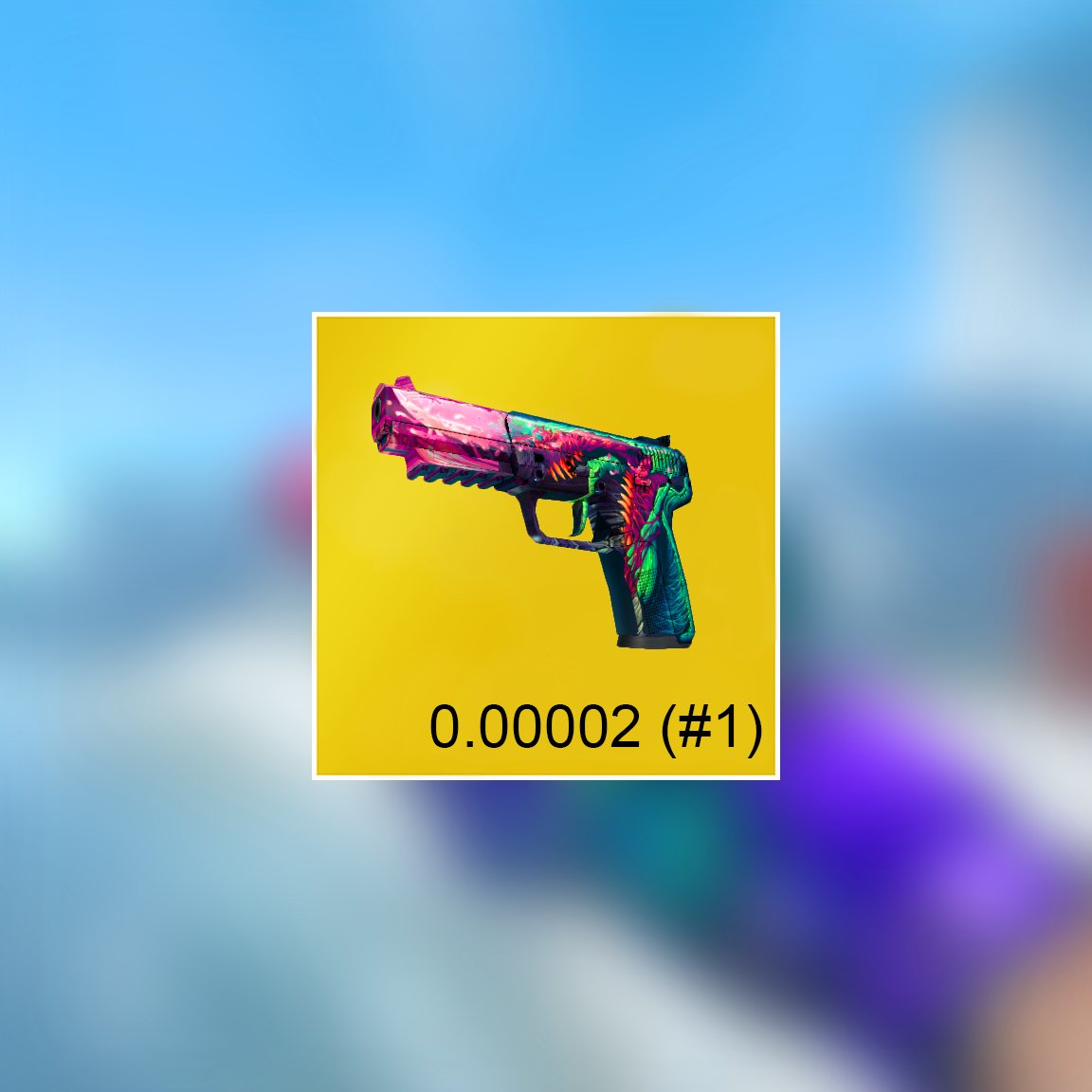 Crafted 4x dAT Holo on the #1 Five-SeveN Hyper Beast 🐺