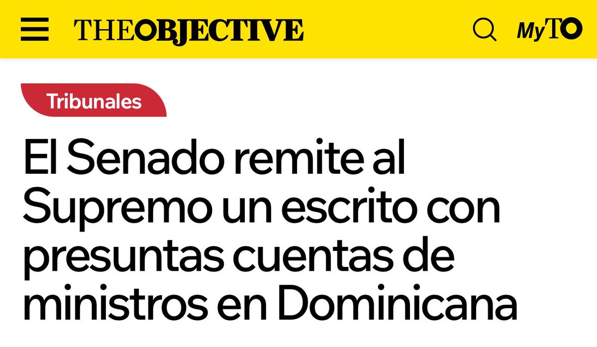 ⚠️ Hoy a las 20:00 publicaremos otra cuenta en República Dominicana de un ministro del Gobierno que el Senado ha trasladado al Tribunal Supremo.

Atentos aquí: t.me/vitoquilestele…