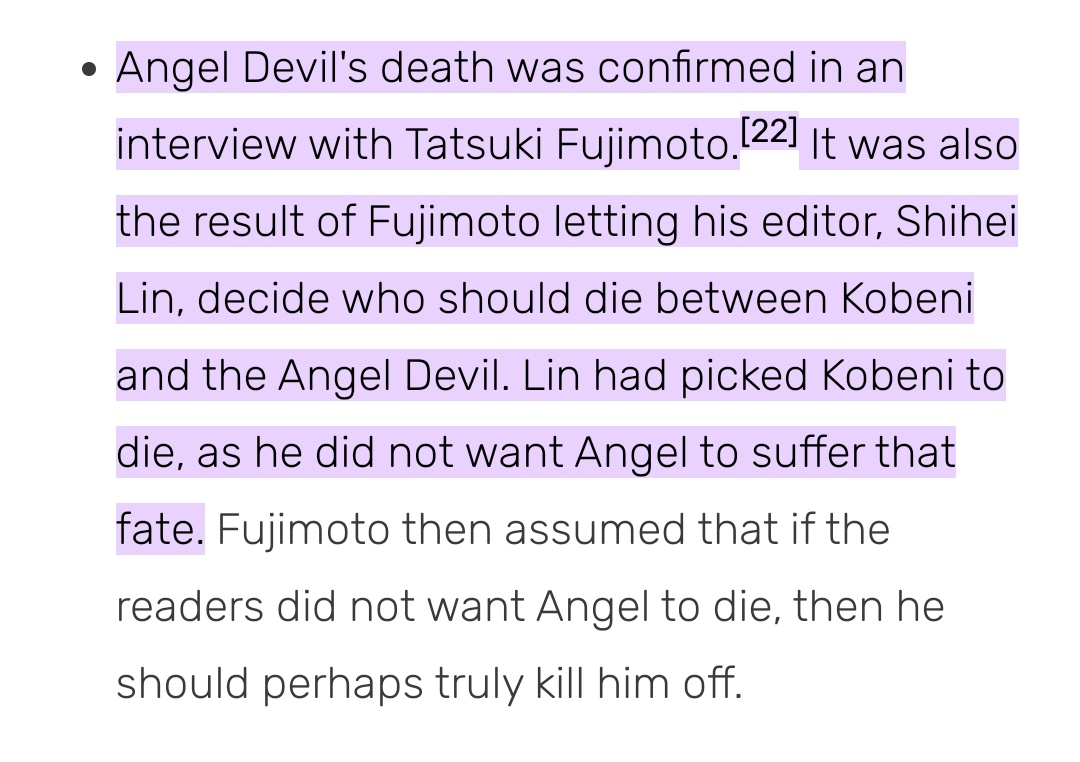 Love how fujimoto is just straight up freaking evil.