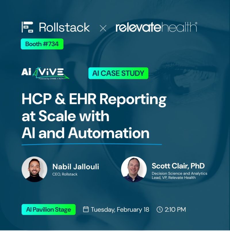 Learn about AI for healthcare data reporting at #ViVEvent! 

📅  Attend our session on AI for HCP and EHR reporting (search for ‘HCP’ in the <a href="/theviveevent/">ViVE</a> app to find it) 

📍 Stop by booth #734 in the AI Pavilion for a AI report automation tour and to enter our $2000 giveaway.