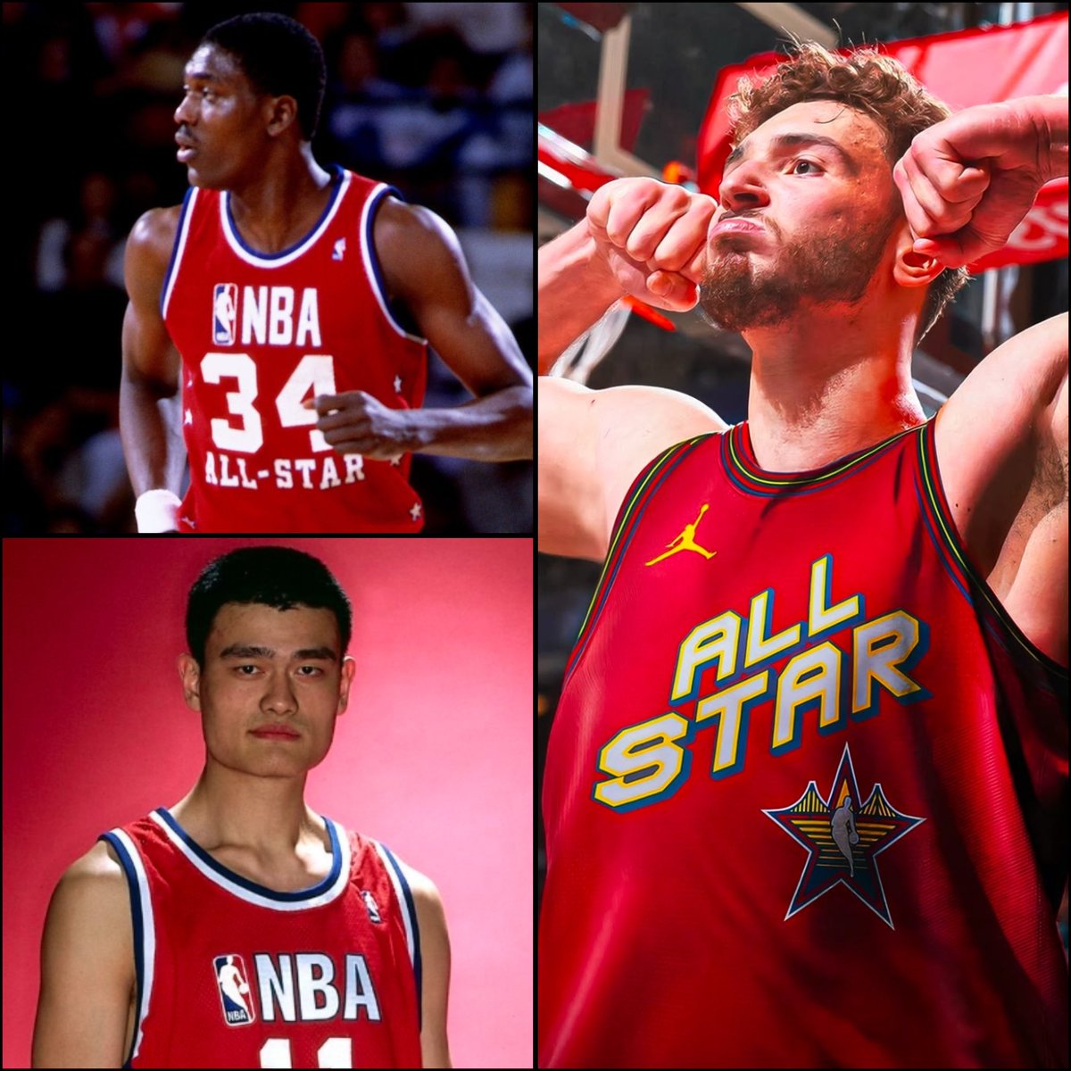 BradeauxNBA's tweet photo. Today, Alperen Şengün becomes the 3rd youngest Rockets all star in franchise history, behind Hakeem Olajuwon and Yao Ming. https://t.co/qU8G4JYV0m