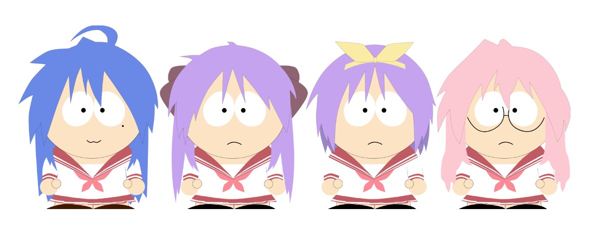 1zmkonata's tweet image. 幸運☆四賤客