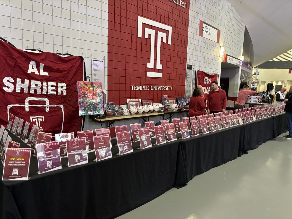 Stop by the main concourse between sections 108 and 109 for in-person bidding of the Owl Club Auction. Happy bidding! 🍒⚪️

BID NOW: owlclub25.givesmart.com