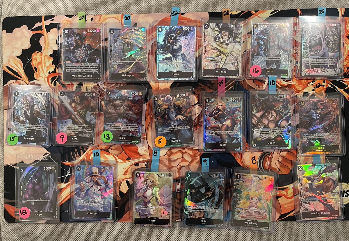 Black cards 

Add $1 PWE or $5 BMWT