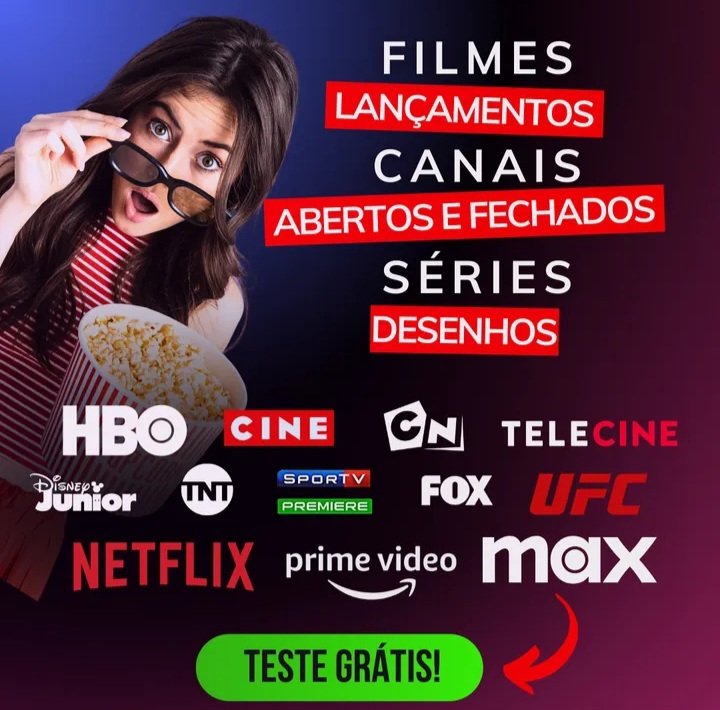 imagine ter uma TV com o máximo de atrações e o melhor dos atrativos, o preço. R$ 35
Pix 85 98781 8796 
Envie o comprovante 

chama no zap
api.whatsapp.com/send?phone=558…

precisamos de vendedores iptv

85 998048016