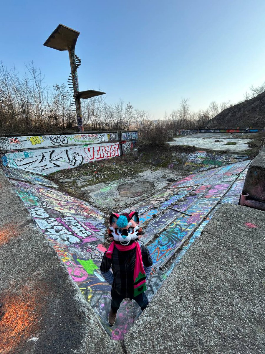 I forgot to post something on Fursuit Friday, so have a Silly Sunday instead. 😋

📸: <a href="/loonathewolf/">Loona ✨</a>