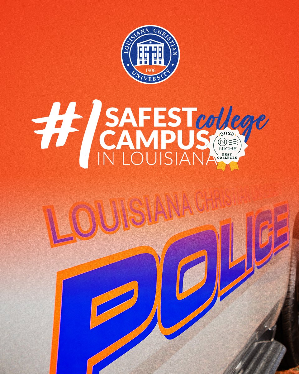 Louisiana Christian University is proud to be ranked as the #1 safest college campus in Louisiana. This distinction reflects the unwavering commitment to ensure a secure environment. This allows students to concentrate on their academic pursuits!