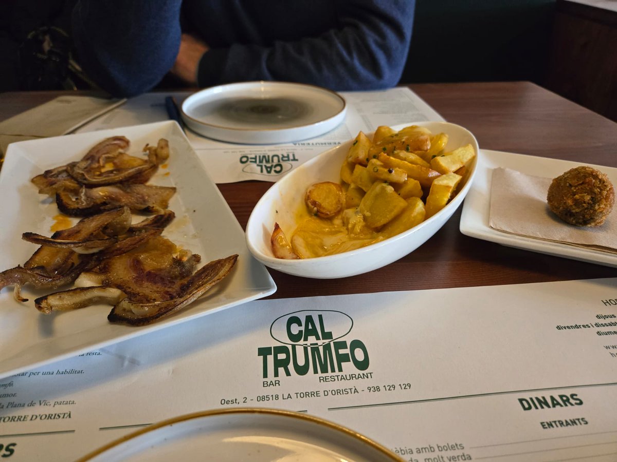 Tornar a <a href="/CalTrumfo/">Cal Trumfo</a> , tornar a menjar a gust, tastar i aplaudir nous plats i gaudir del moment no té preu. Bon profit i salut a tothom.