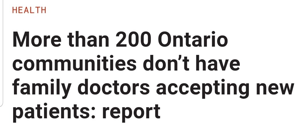 Freire1Pb's tweet photo. A leaked internal Ministry of Health report appears to show 205 communities across Ont don't have family doctors who are taking on new patients as Sylvia Jones MPP Dufferin-Caledon has no concern private medical clinics charging $4995 for a family doctor.
https://t.co/c3AWdjpTvx https://t.co/XCyGjNEcJO