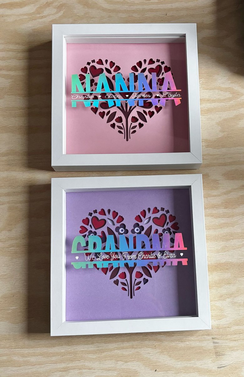 When you make your mum a Mother’s Day present from her grandkids and your husband comes in and says oh can you make my mum one of those as well 🤷🏻‍♀️🤦🏻‍♀️

Good job I find it relaxing making these 😂