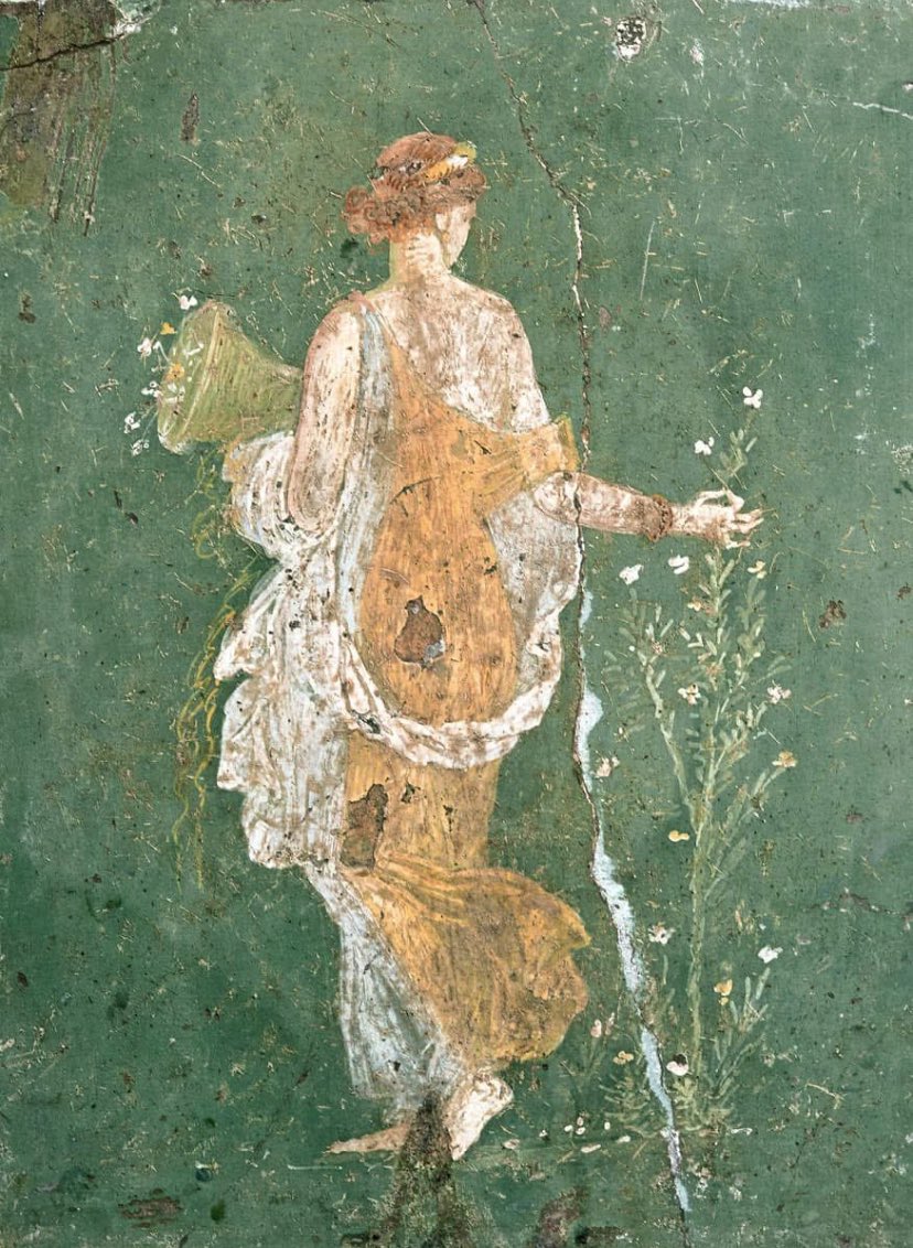 AlBlaineau's tweet photo. Carpe diem, quam minimum credula postero…
« Cueille le jour présent sans te soucier du lendemain. »
Horace, Odes, I, 11, 8
« Flora », fresque de Stabies, 1er siècle - Musée archéologique de Naples https://t.co/aCPplHugDX
