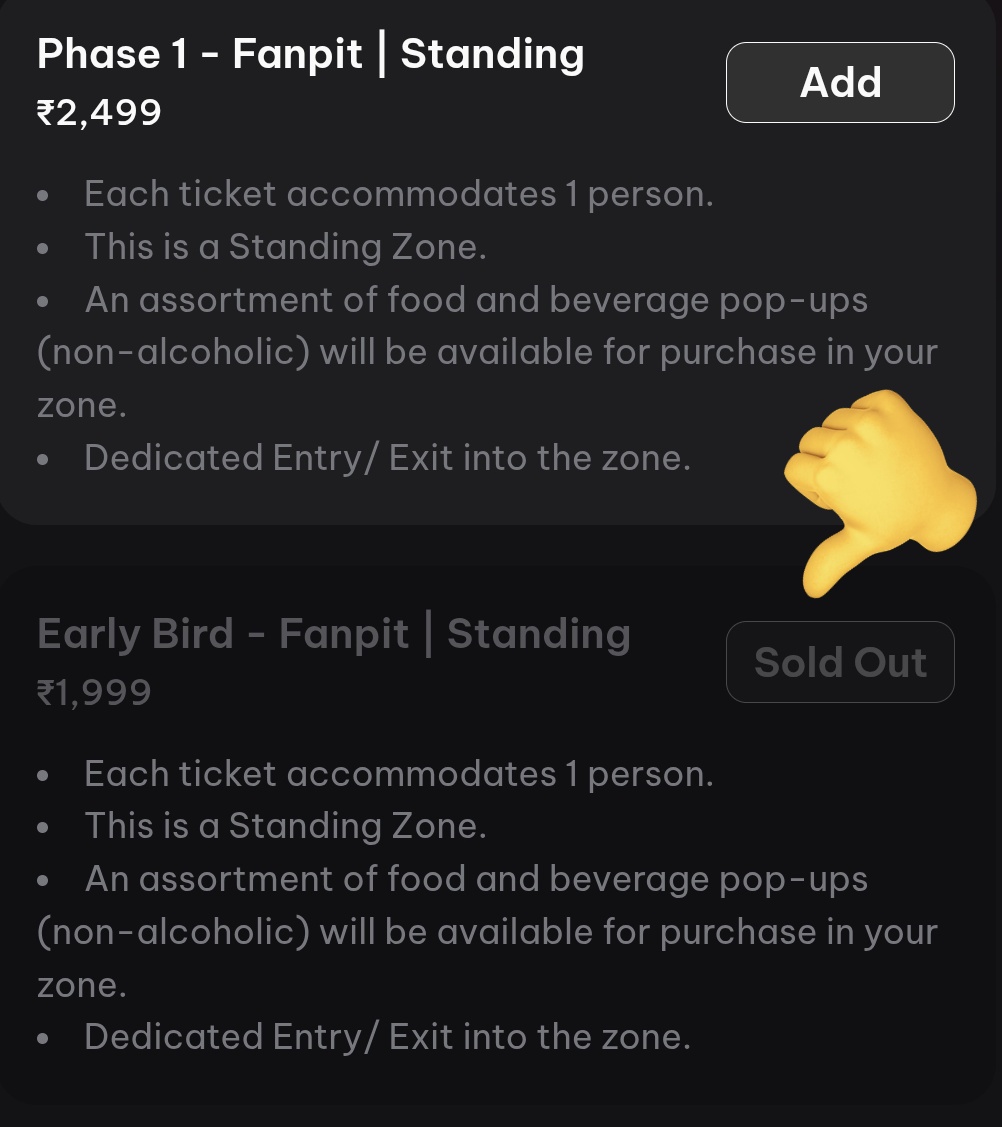 dhanaghoshal's tweet photo. Hey friends my friend unfortunately canโt attend the Shreya Ghoshal concert on March 1st at YMCA Chennai.He will Selling the #FANPIT ticket
DM or COMMENT me if interested
Rate ๐ธ : 1999rs+117rs GST
Now this ticket's are SOLD OUT
dont waste ur money ๐ค
Hurry up guy's https://t.co/wXflaOJZHc