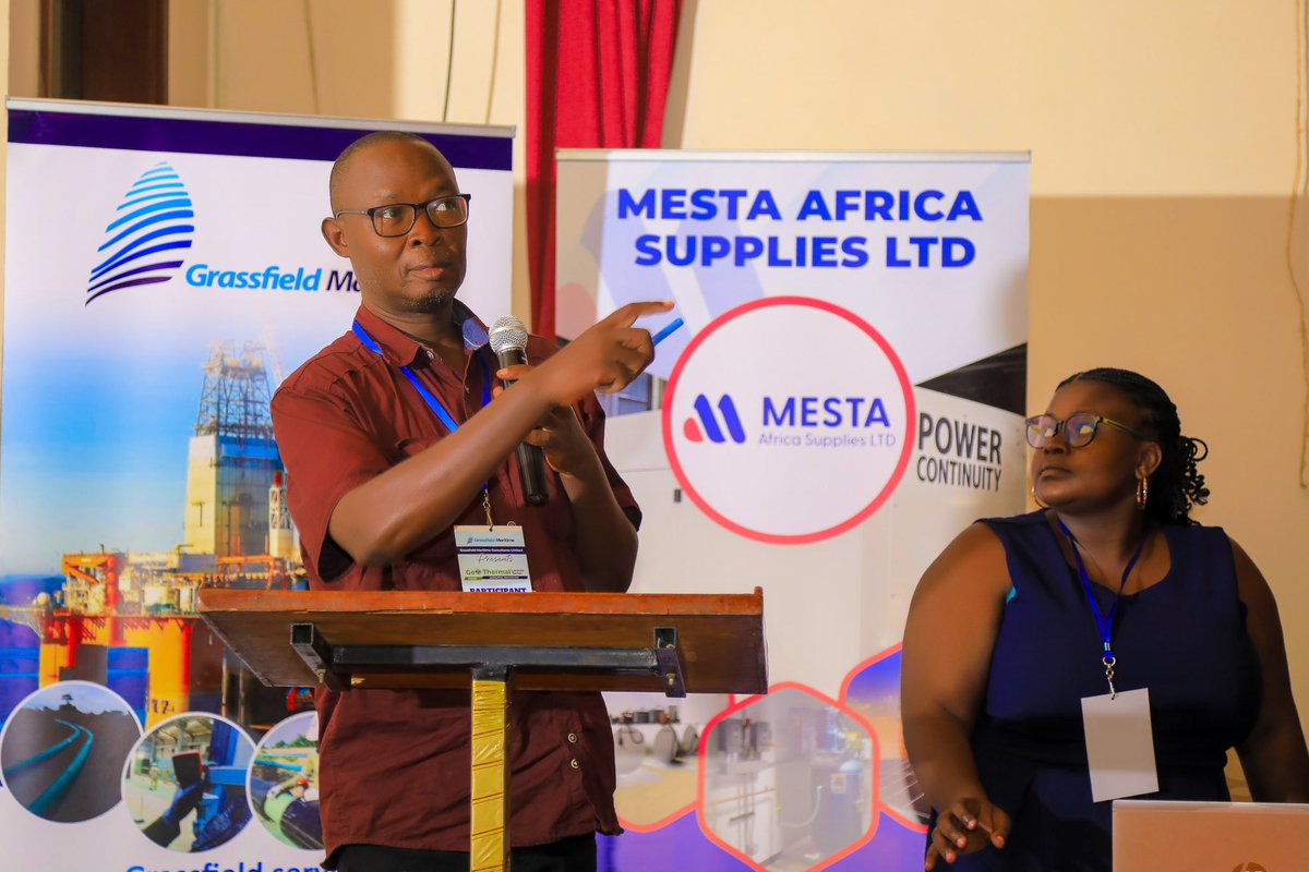 aapg_muk's tweet photo. Our geothermal training yesterday was an incredible experience, filled with knowledge sharing, networking, and inspiration. Thanks to all participants and speakers from Grassfield Maritime, Mesta Africa and the Ministry of Energy.
#GeothermalTraining #CleanEnergy #Innovation https://t.co/FNOFeLOwUk