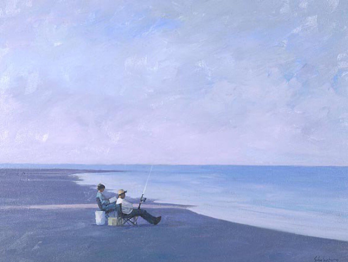 Durante el confinamiento, compartí a diario artistas “hopperianos” y tengo una gran colección de todas partes del mundo. Algún día haré algo con ella...

Si os gusta Edward Hopper, os gustará Paul Schulenburg.
 (Nueva Inglaterra, EEUU, 1957). 

👇🏻Abro hilo largo.