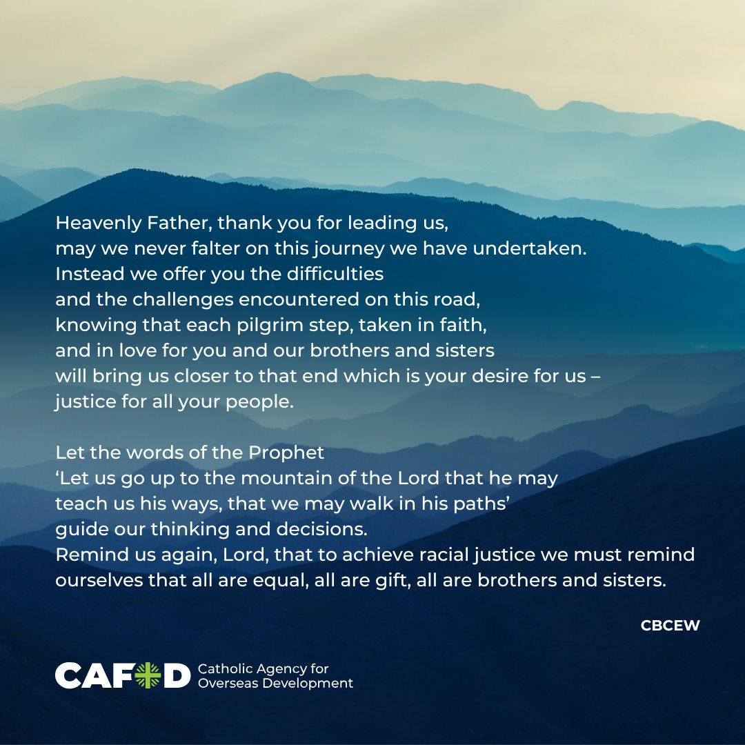 CAFOD (@cafod) on Twitter photo Today is Racial Justice Sunday when the Church focuses on the need to oppose racism.
The theme for this year is 'Pilgrims of Hope: Our Journey Together Towards Racial Justice.' Discover more of the resources that <a href="/catholicEW/">Catholic Church</a> have made available. ⤵️
cbcew.org.uk/racial-justice… Today is Racial Justice Sunday when the Church focuses on the need to oppose racism.
The theme for this year is 'Pilgrims of Hope: Our Journey Together Towards Racial Justice.' Discover more of the resources that <a href="/catholicEW/">Catholic Church</a> have made available. ⤵️
cbcew.org.uk/racial-justice…