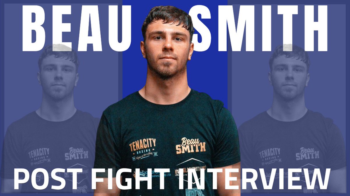 "I'M EXCITED TO SEE WHAT THE FUTURE BRINGS"  Beau Smith vs Dale Arrowsmith Post-Fight Interview 

youtu.be/5UvJEdwRrck?si… 

Beau Smith returned to the ring last night, delivering a dominant performance against an unsuspecting Dale Arrowsmith in Newcastle. In his post-fight