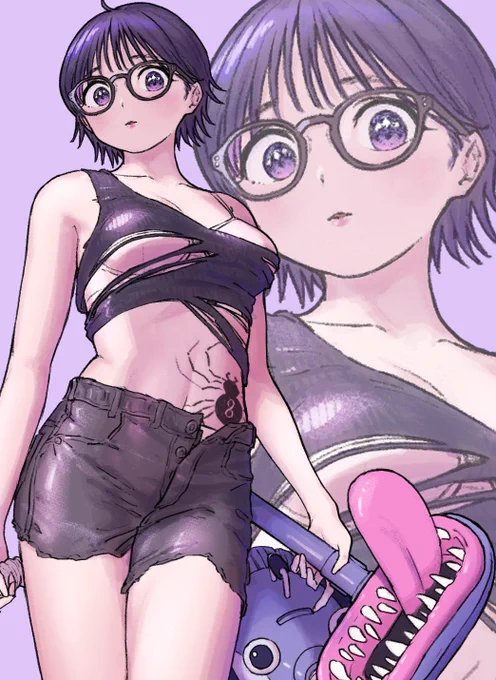 ハンタ絵を描く。シズクはとてもあざとい⋯。 