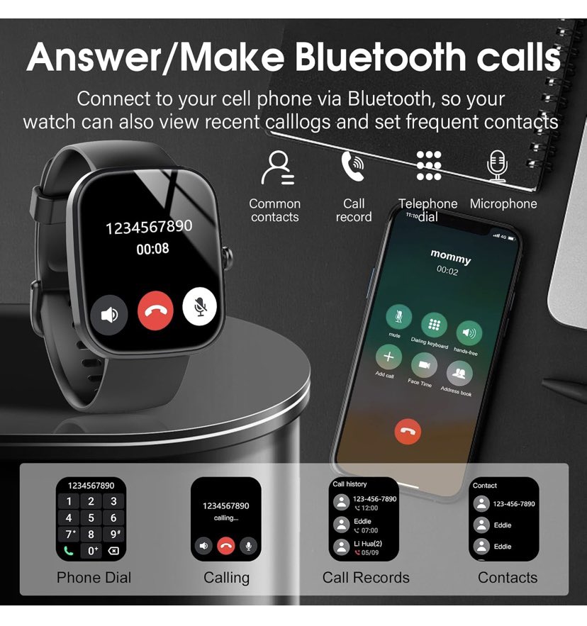 tecnomarkia's tweet photo. Csasan Reloj Inteligente Hombre Mujer con Llamadas Bluetooth, 1.91" HD Smartwatch con 112+ Deportes Modos, Smart Watch con Pulsómetro/Monitor Sueño/Podómetro, IP68 Pulsera Actividad para Android iOS

🔥-70%!!!📉
🤪29,99€!!!🎉

https://t.co/d9jmkuSHMN

#oferta #reloj https://t.co/i8FpuugZUF
