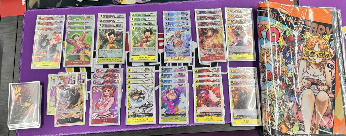 第13回わいわいCS🧞‍♂️
38名参加でした！

今回の優勝は…
🥇なめこ選手(緑ボニー)
🥈じぇろにも選手(0ルッチ)
🥉れい選手(青ナミ)
④ちひろ選手(赤黄サボ)

おめでとうございます🎊

対戦の様子は後日YouTubeへupします！

沢山の参加ありがとうございました😊
また来週もお待ちしております🙇‍♂️✨