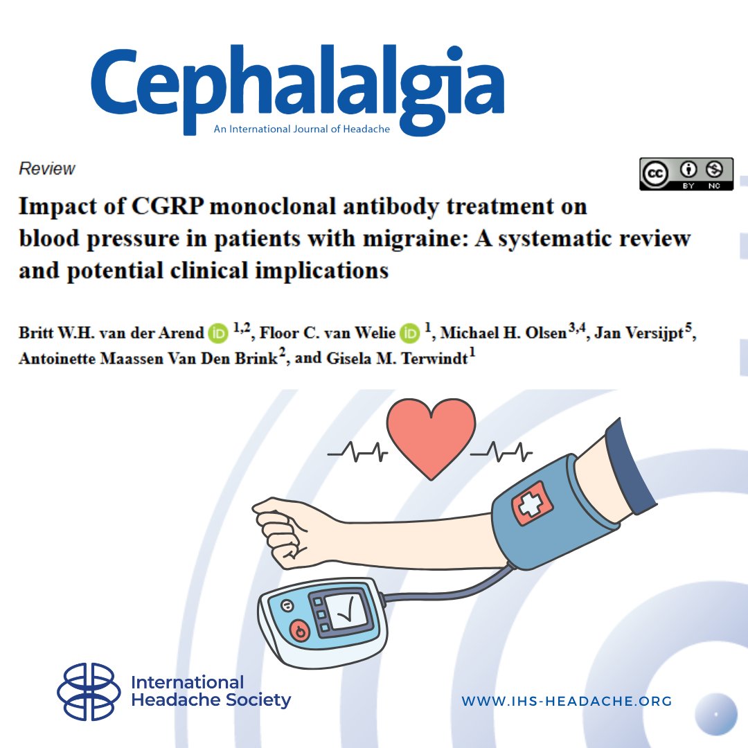 Monoclonal antibodies targeting CGRP or the CGRP-receptor may increase BP, but evidence is still limited to one study that indicates a mean increase of 5.2 mmHg in systolic BP during treatment with anit-CGRP(R)-mAbs.
•
The decision to initiate antihypertensive therapy,