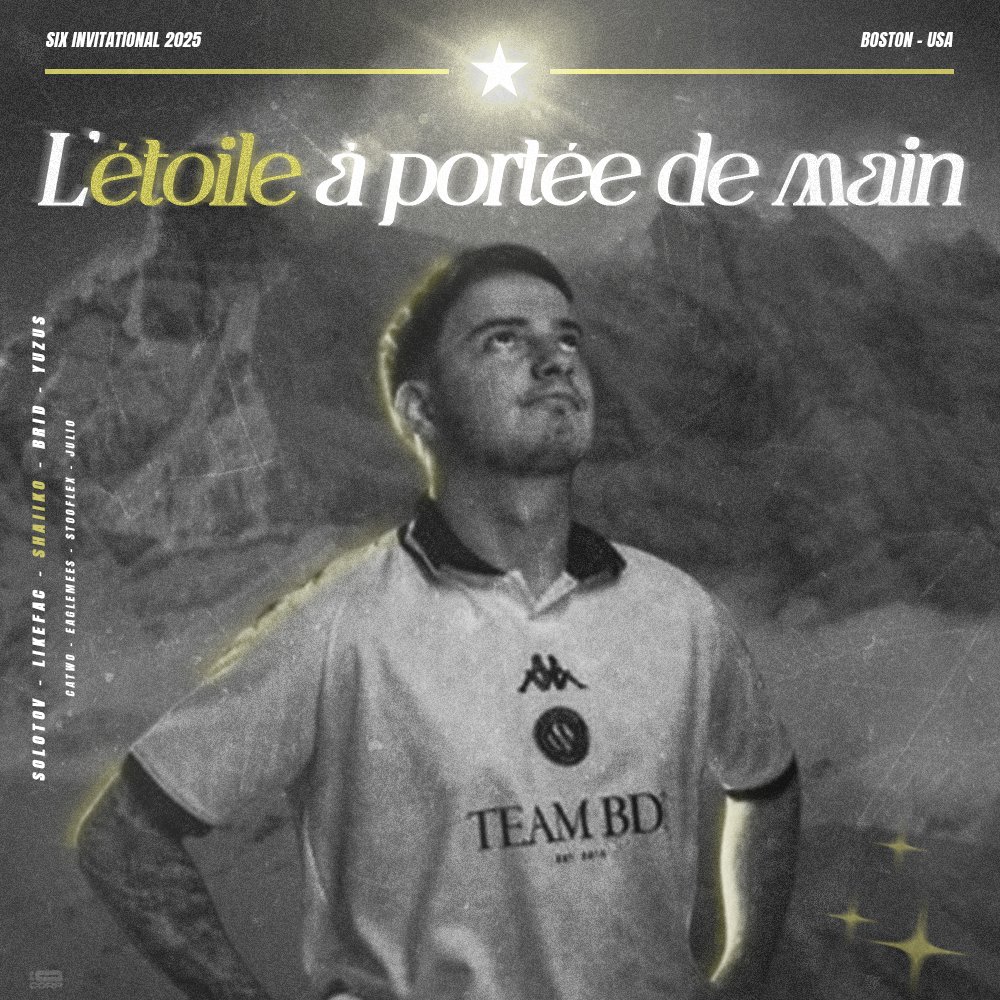 On en rêve depuis plus de 5 ans, les joueurs en rêvent depuis toujours.
Ce soir, c'est désormais la réalité : Nous jouons la finale du Six Invitational. 

Une rencontre face à Faze dans LE match le plus important de l'histoire du club.
Le marteau ou rien : Ce sera le marteau. 💪