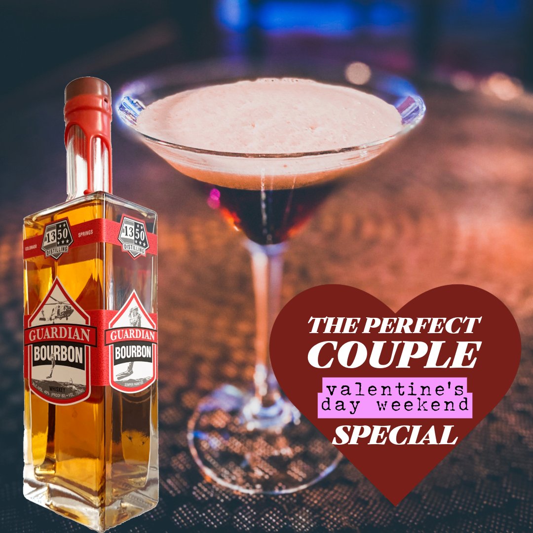1350distilling's tweet photo. LAST DAY! Buy any bottle of 1350 Distilling Spirit and get a cocktail 🍸 for just $2.14. One special priced cocktail per bottle. We close at 5pm. 
 #ValentinesDay #1350Distilling #ValentinesWeekend #CocktailLovers https://t.co/QynHmOEGuk