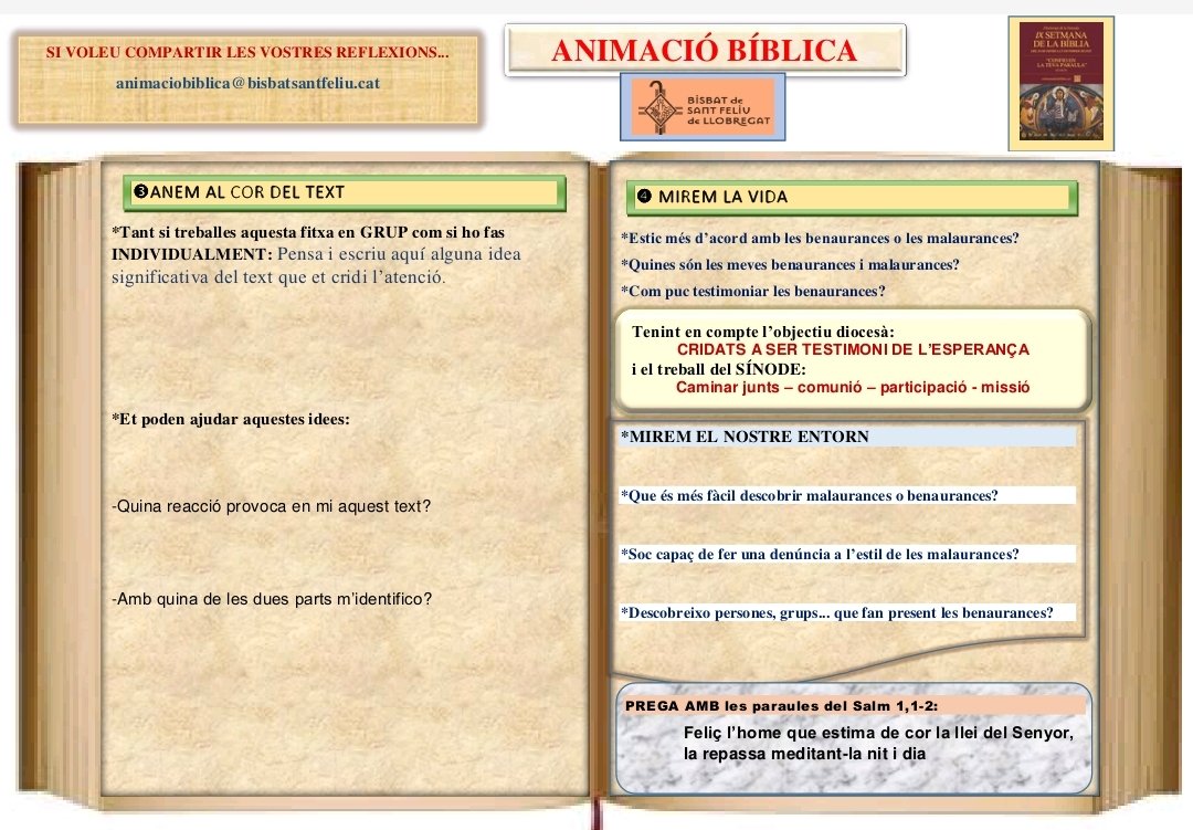 TeologiaEdite's tweet photo. https://t.co/kxTLdhR7Kz fitxes animació bíblica febrer 2025 https://t.co/7cr1CDdG7g