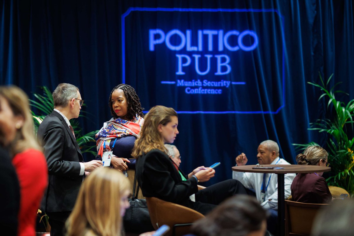 politico's tweet photo. After three jam-packed days, the POLITICO Pub at #MSC2025 has officially closed its doors 🍻

To revisit all our exclusive interviews and on-the-ground reporting, head on over to our hub 👉 https://t.co/tCiFIqfEUV

#MSCpolitico https://t.co/cNK5WocOvm