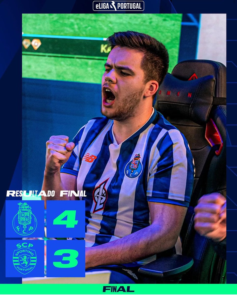 João (@joaoveu) on Twitter photo 2nd Place🥈- eLiga Portugal 1st Stage <a href="/SCPEsports/">Sporting CP Esports</a>
Quarter Finals - 6-1 vs <a href="/estrelamadora/">CF Estrela da Amadora</a>
Semi-Finals - 6-3 vs <a href="/boavistaoficial/">Boavista FC</a>
Final - 4-3 Loss vs <a href="/FCPorto/">FC Porto</a>
Not the best finish but a promising start to the eLiga by both our players, Diogo Peyroteo and Diogo Mendes 💚 2nd Place🥈- eLiga Portugal 1st Stage <a href="/SCPEsports/">Sporting CP Esports</a>
Quarter Finals - 6-1 vs <a href="/estrelamadora/">CF Estrela da Amadora</a>
Semi-Finals - 6-3 vs <a href="/boavistaoficial/">Boavista FC</a>
Final - 4-3 Loss vs <a href="/FCPorto/">FC Porto</a>
Not the best finish but a promising start to the eLiga by both our players, Diogo Peyroteo and Diogo Mendes 💚