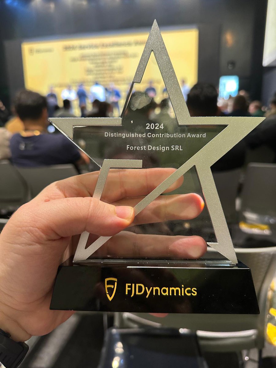 Forest Design SRL (@forest_designro) on Twitter photo 🏆 Proud and Grateful! 🌍
Our company has been honored with the 2024 Distinguished Contribution Award at the <a href="/FJDynamics/">FJDynamics</a>  Global Dealer Conference! Our CEO, <a href="/bogdancandrea79/">bogdancandrea</a>, proudly represented us at this prestigious event.A huge thank you to our team, partners, and clients!🚀 🏆 Proud and Grateful! 🌍
Our company has been honored with the 2024 Distinguished Contribution Award at the <a href="/FJDynamics/">FJDynamics</a>  Global Dealer Conference! Our CEO, <a href="/bogdancandrea79/">bogdancandrea</a>, proudly represented us at this prestigious event.A huge thank you to our team, partners, and clients!🚀