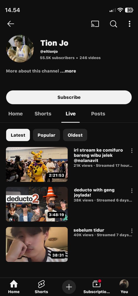 — dewtee au
the streamer.

rencana awal 2 streamer buat irl stream bareng.