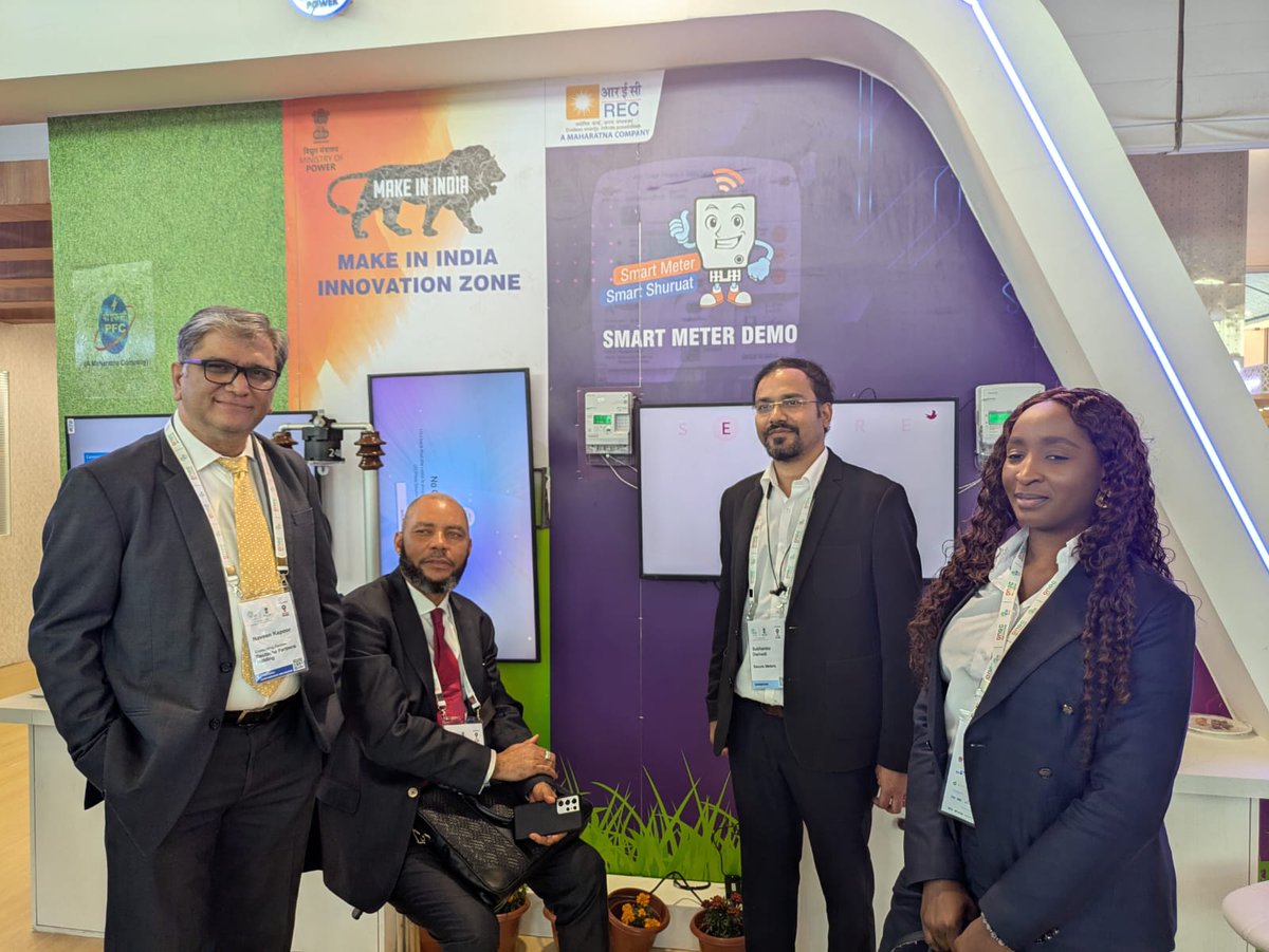 RECLindia's tweet image. The India Energy Week 2025 has provided an excellent platform for all of us in the #Power industry to demonstrate energy innovations towards a sustainable future. 

One such initiative- the Prepaid Smart Meter, is revolutionizing India’s grid and empowering consumers to enhance…