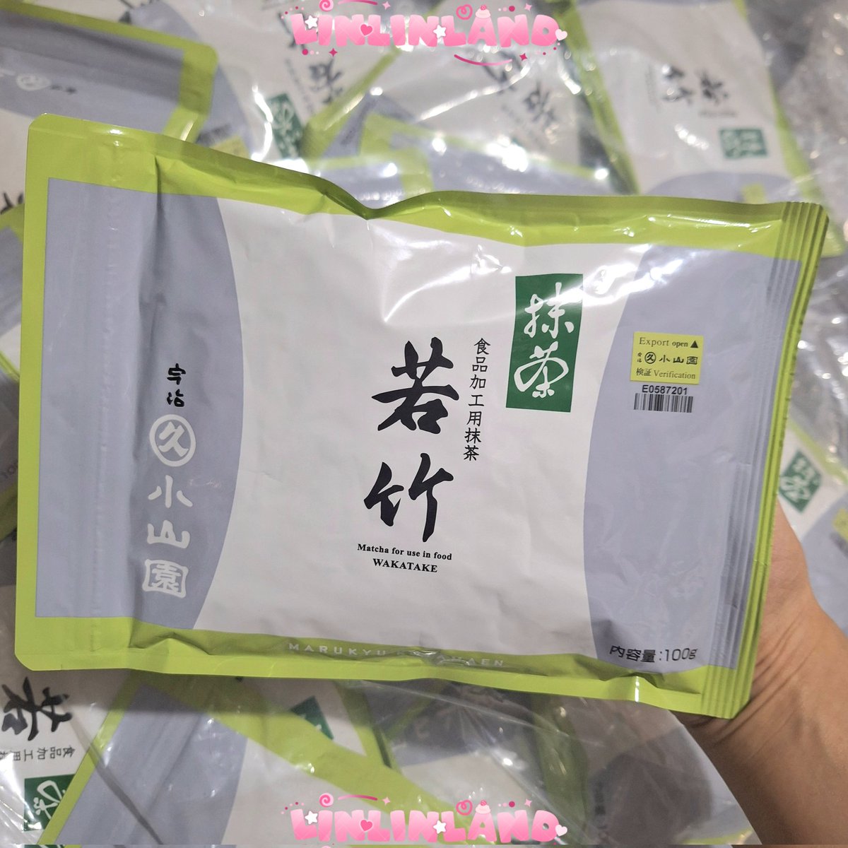 linlinshop30's tweet photo. [พร้อมส่ง] มัทฉะ Marukyu koyamaen WAKATAKE 🌱✨️

🌱ซองละ 1,100 บาท🌱
- ขนาด 100 กรัม หมดอายุเดือน 8 -

🚚ไม่รวมส่งในไทย EMS เริ่ม 60 บาท
#มัทฉะ #พรีออเดอร์ญี่ปุ่น #มัทฉะแท้ #ชาเขียวญี่ปุ่น #รับหิ้วญี่ปุ่น #marukyukoyamaen #MARUKYU https://t.co/lfYJHhVL1y