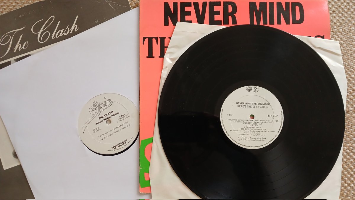 dickidot09's tweet image. Found a couple of records yesterday whilst looking through the crap. The Clash sleeve is in poor shape but 25 quid for a Canadian Bollocks and a Clash promo isn't too bad.
@NewWaveAndPunk
@ScotsPostPunk
@Notoldjustexpe1