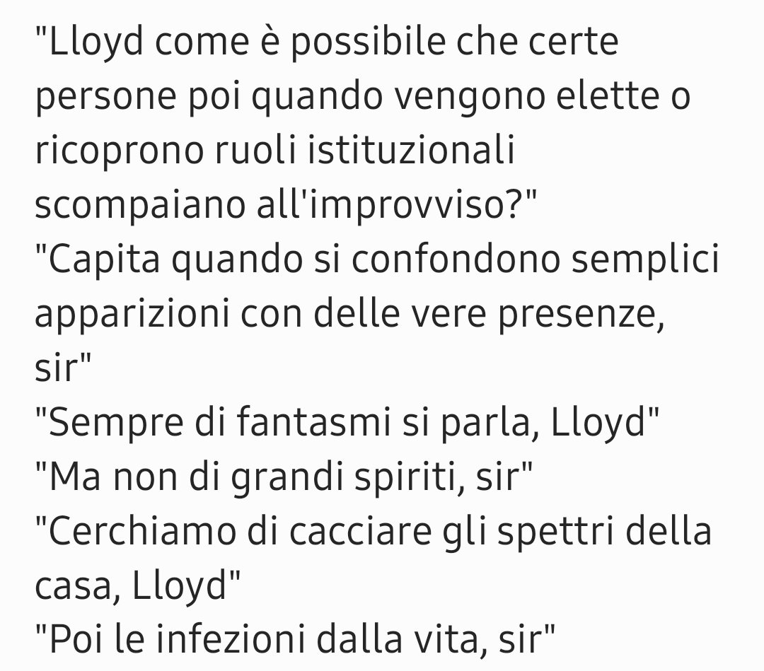 "Lloyd come è possibile che certe persone poi quando vengono elette o ricoprono ruoli istituzionali
scompaiano all'improvviso?"