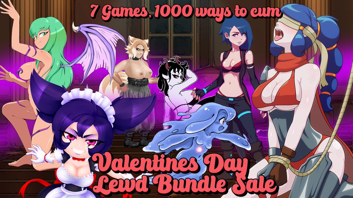 The sale is STILL ON! Want to get 7 lewd games for a sexy price? Well you still have time~ 🔽🔽
itch.io/b/2887/valenti…