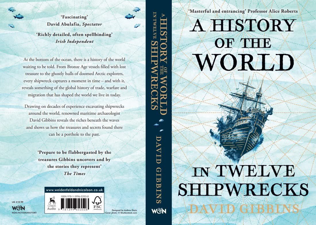 My book A History of the World in Twelve Shipwrecks is on a limited time deal of £8.49 on Amazon instead of the recommended retail price of £10.99:
amazon.co.uk/History-World-…
