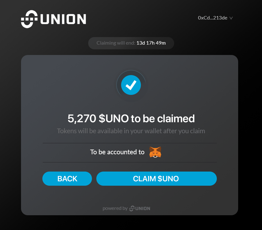 0xDative's tweet photo. $UNION Airdrop is COMING!

Time: 16 min
Cost: FREE
Potential: $5,270+

Follow this step-by-step video guide! 👇🧵 https://t.co/MrgtnEmVhr