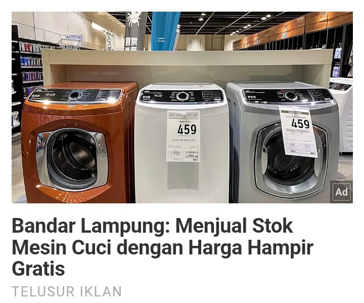 Dengan harga hampir gratis,
Ini maksudnya gimanaya perasaan saya beli harga standar,