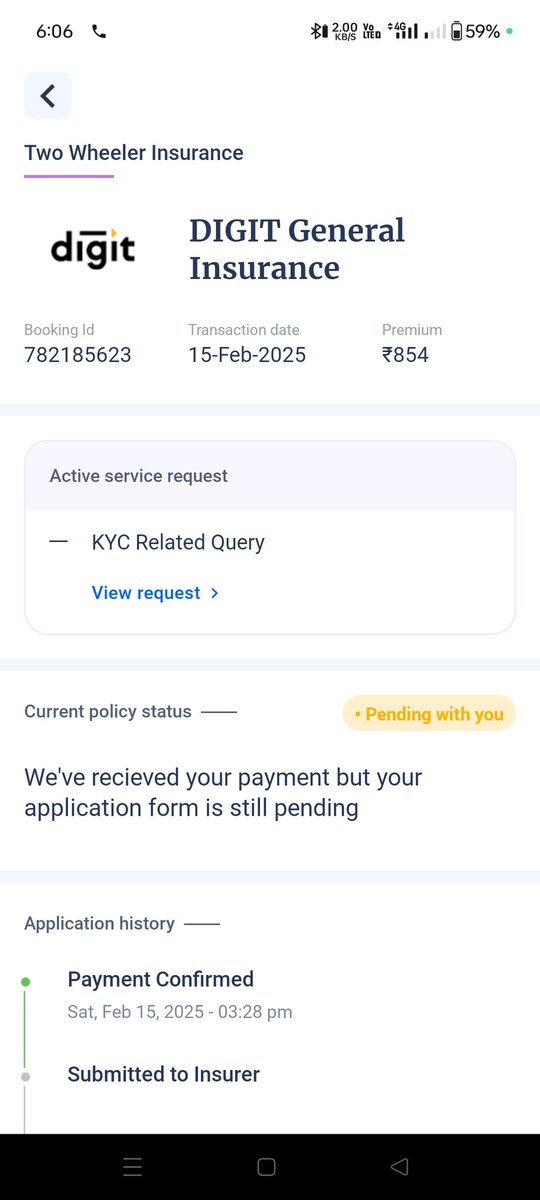 heart_point_'s tweet photo. @policybazaar @Policybazaar, very bad experience , it's been 2 days still policy copy was not generated , Did multiple follow ups not getting proper response from customer service support https://t.co/Y8XCtKHxU4