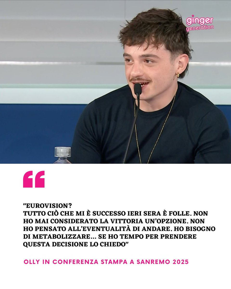 Olly non ha ancora deciso de andrà ad Eurovision 2025 🚨
#Sanremo2025 #Olly