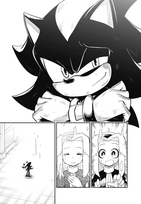 Caught up to the Shadow  manga and honestly I prefer it's version of shadow gens story over the games (both r good) 