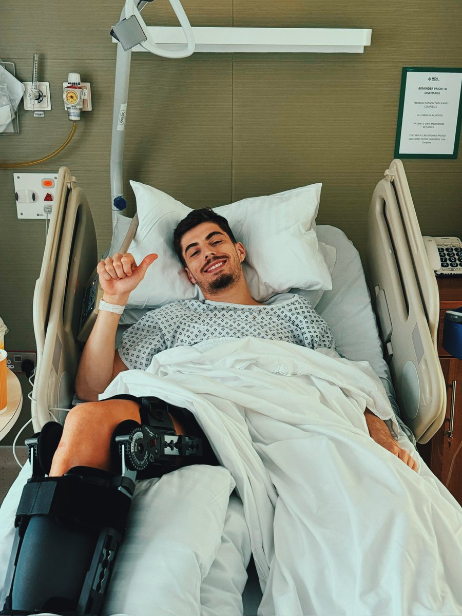 The last few days have been tough to process both physically and mentally. But yesterday was a good day. A successful op and a win 🙌🏼 

Thanks for all the messages of support over the last few days, it’s really helped. 

I’m now focused on my journey to full fitness and giving