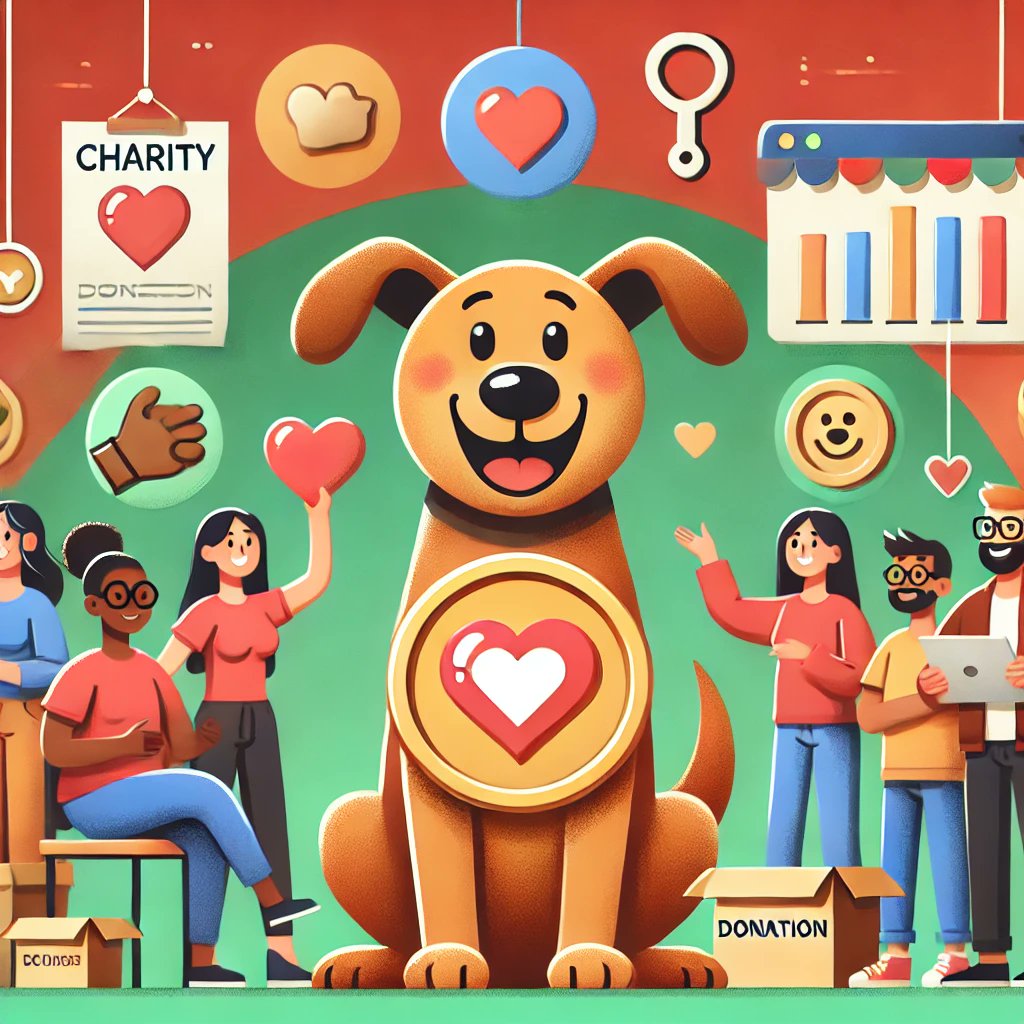 Goofyio's tweet photo. 🤝 Our community is built on kindness, education, and fundraising for dogs! Together, we make the world a better place. 

#GoofyCoin #DogCharity https://t.co/t7uiHOFBxq