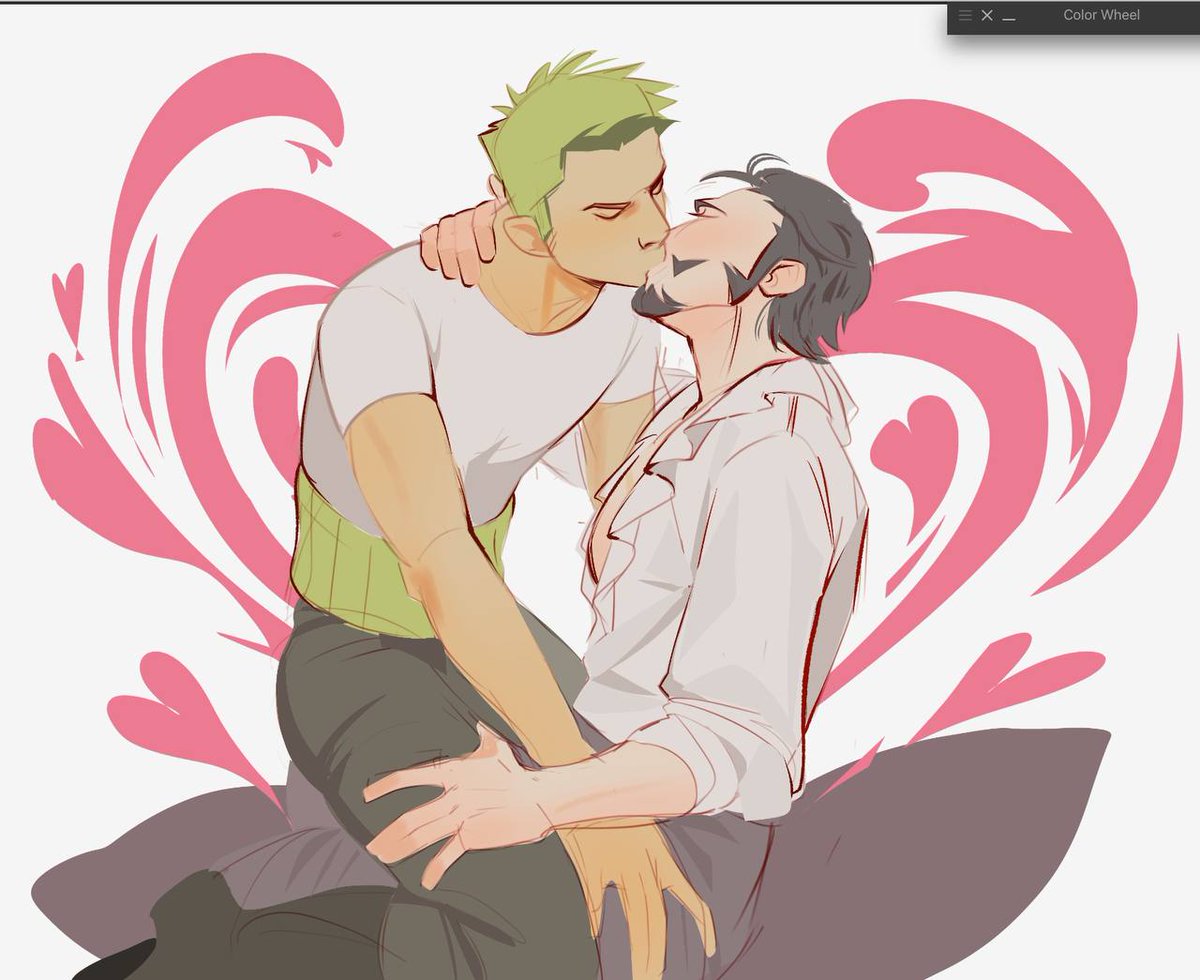 Sketch I did for Valentine's day

#mihawk #zoro #mizo #mihozoro