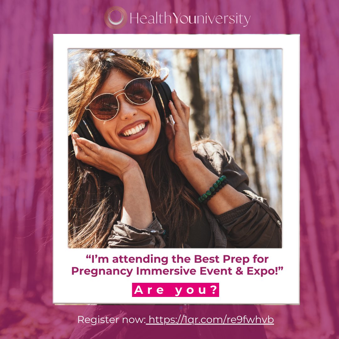 "I’m attending the Best Prep for Pregnancy Immersive Event &amp; Expo!"

Are you? Join me and an incredible lineup of fertility experts!

Register now: zurl.co/jG7to

#PregnancyJourney #IVFSupport #FertilityExperts #BestPrepForPregnancy