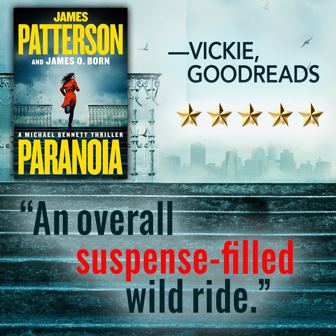 Readers are already talking about PARANOIA, just out this week! Check out all the 5-star reviews on Goodreads: bit.ly/4i3aABT