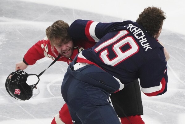 timbailey27's tweet image. Years ago I was working construction in a gated community on the Cape. A man, a famous hockey player, would bring his little boy to our job site; the boy loved the trucks and crane and noise. He was adorable.
Here is that boy last night two seconds into beating team Canada.