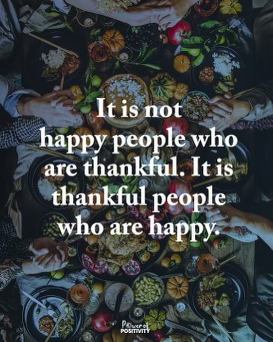 LIVEpositivity's tweet photo. It’s not happy people who are thankful, but thankful people who are happy. 💖🙏 https://t.co/Xv0Cd6cYu1
